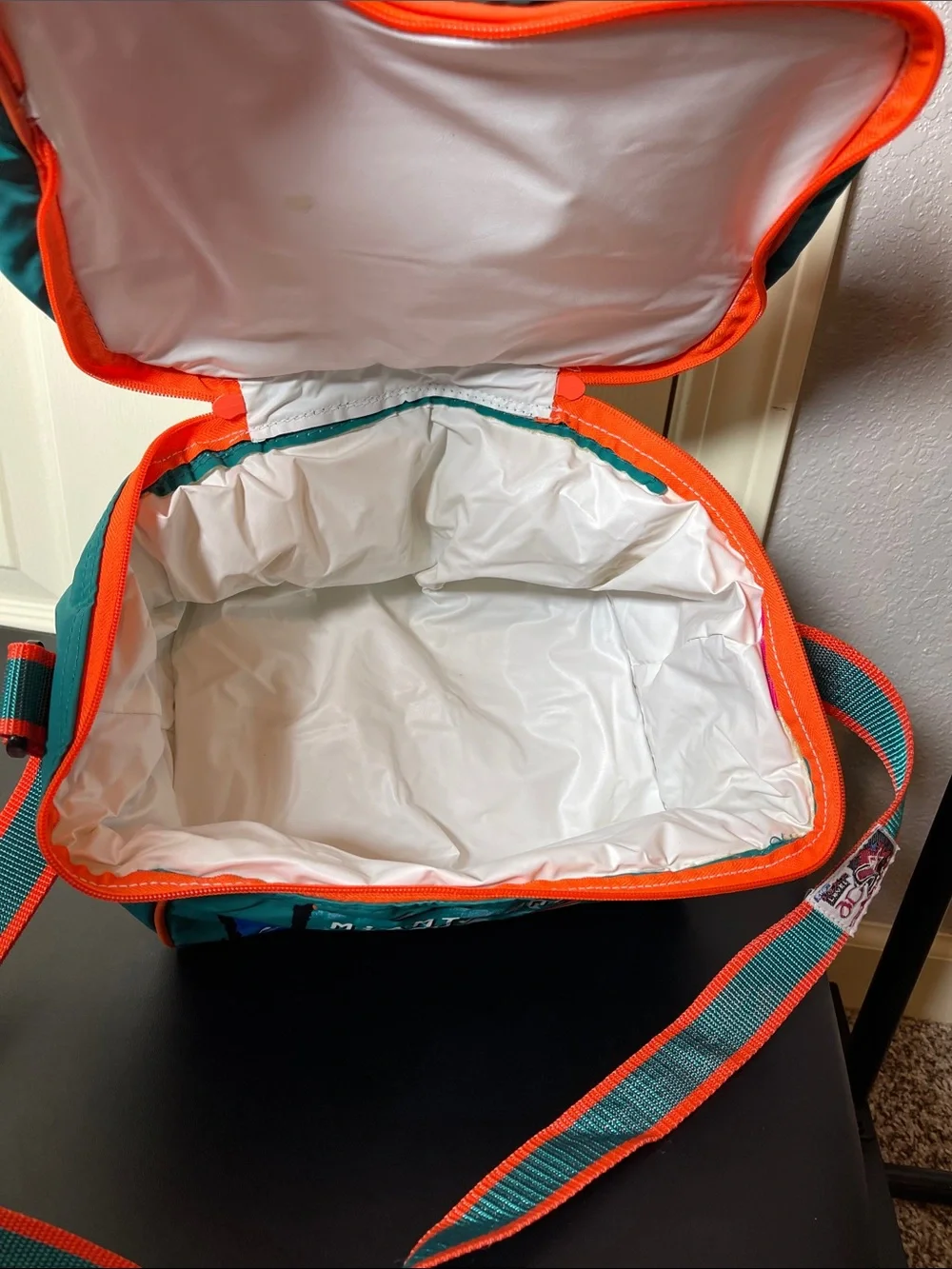 NFL Miami Dolphins Teal and Orange Lunch Box
